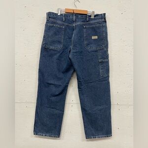 Vintage Wrangler Wide Leg Carpenter Jeans, Size 38X30, 94SE0DV